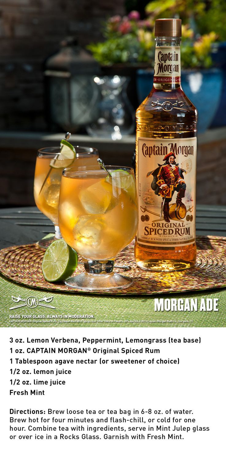 Captain Morgan Spiced Rum Drinks
 56 best images about Captain Morgan drinks on Pinterest