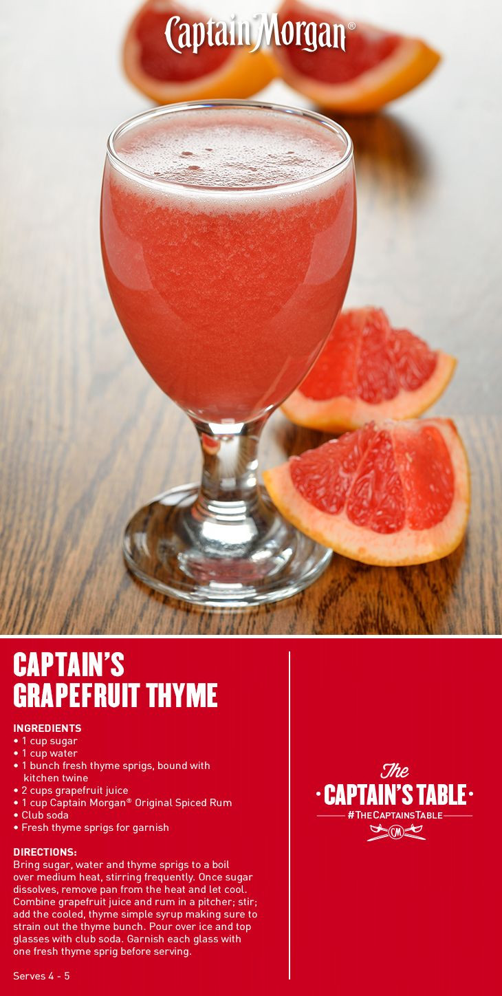 Captain Morgan Spiced Rum Drinks
 spiced rum mixed drinks