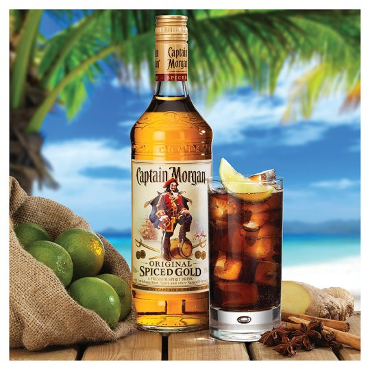 Captain Morgan Spiced Rum Drinks
 Captain Morgan Original Spiced Gold 70Cl Groceries