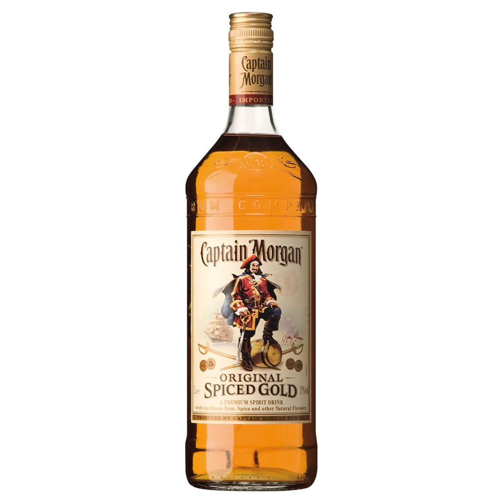 Captain Morgan Spiced Rum Drinks
 Captain Morgan Spiced Gold Rum 1Ltr DrinkSupermarket