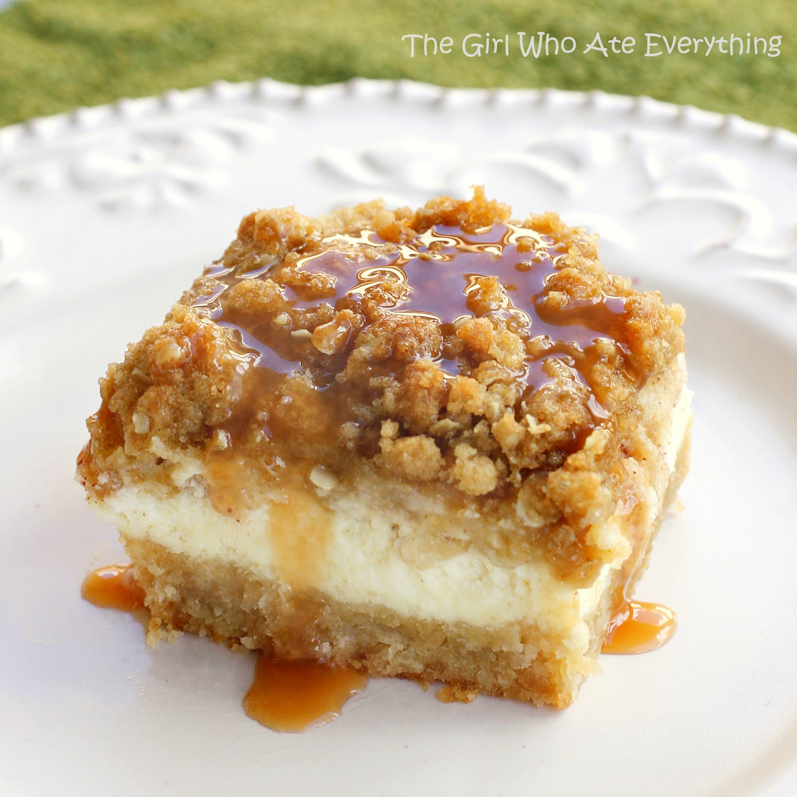 Caramel Apple Dessert
 Caramel Apple Cheesecake Bars