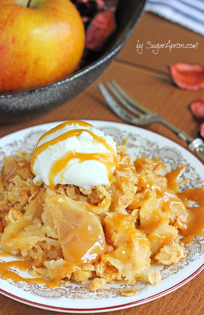 Caramel Apple Dessert
 Caramel Apple Crisp Sugar Apron