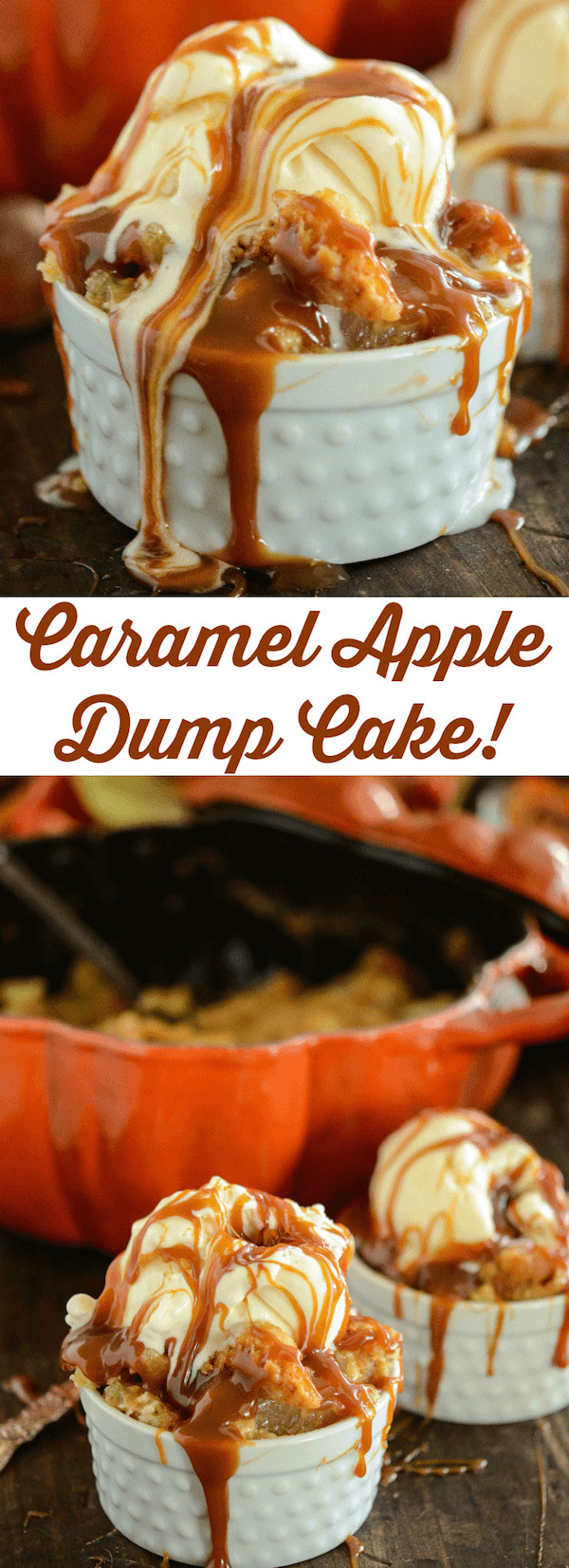 Caramel Apple Dump Cake
 Caramel Apple Dump Cake