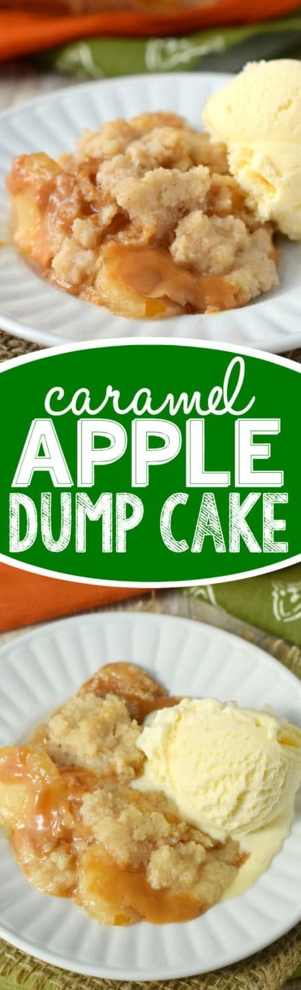 Caramel Apple Dump Cake
 Caramel Apple Dump Cake Wine & Glue