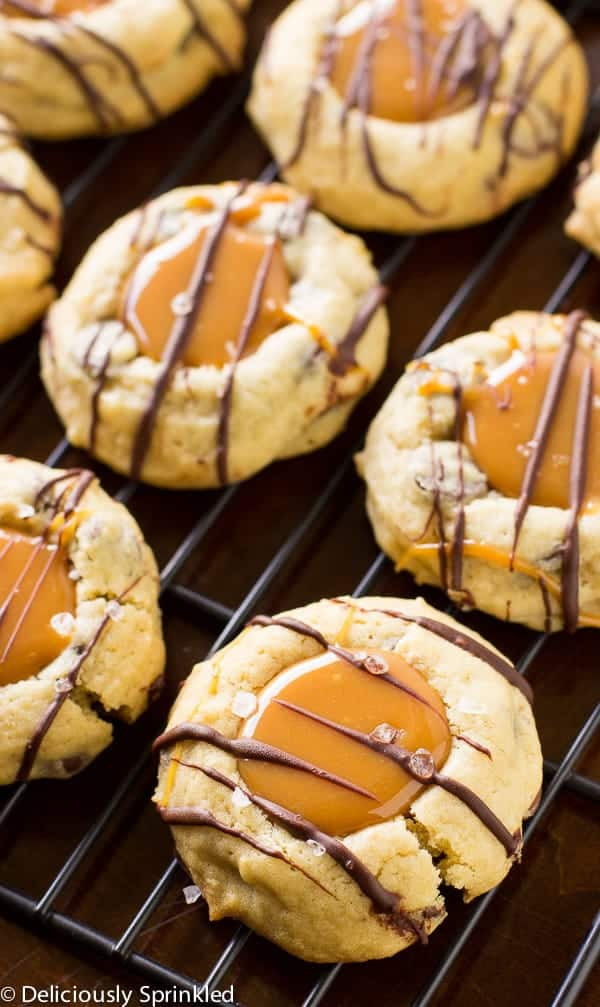 Caramel Chocolate Chip Cookies
 Salted Caramel Chocolate Chip Cookies