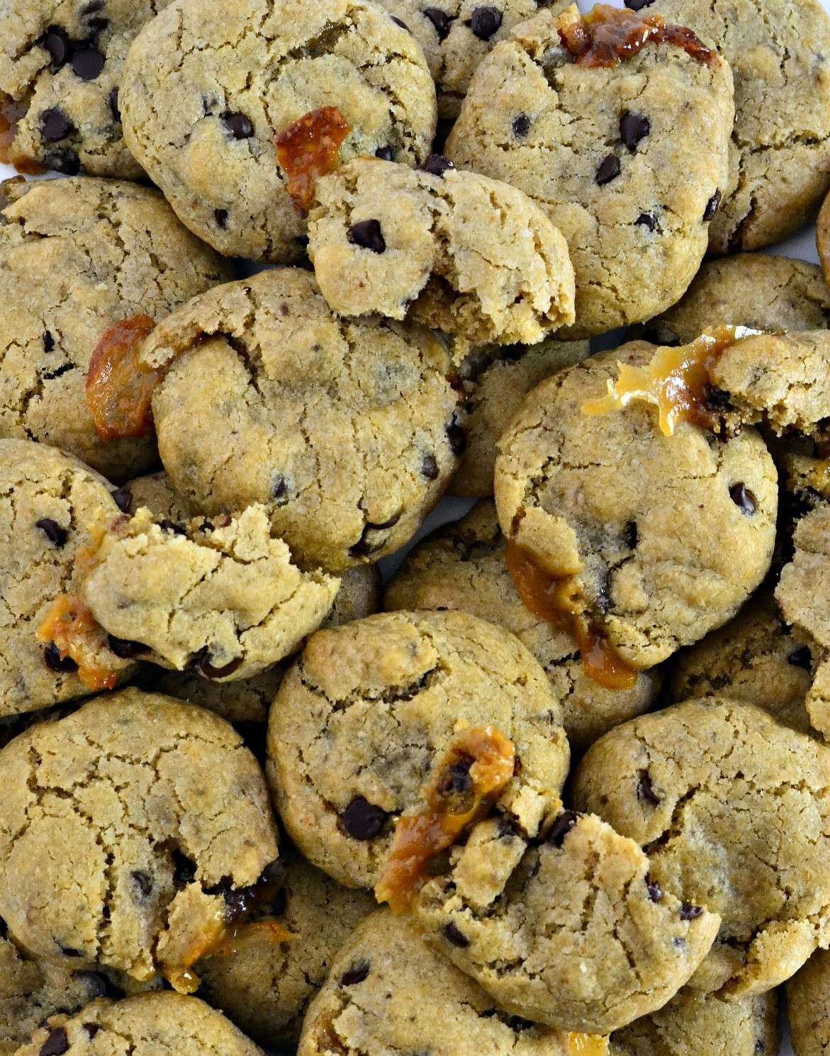 Caramel Chocolate Chip Cookies
 Salted Caramel Chocolate Chip Cookies Fork and Beans