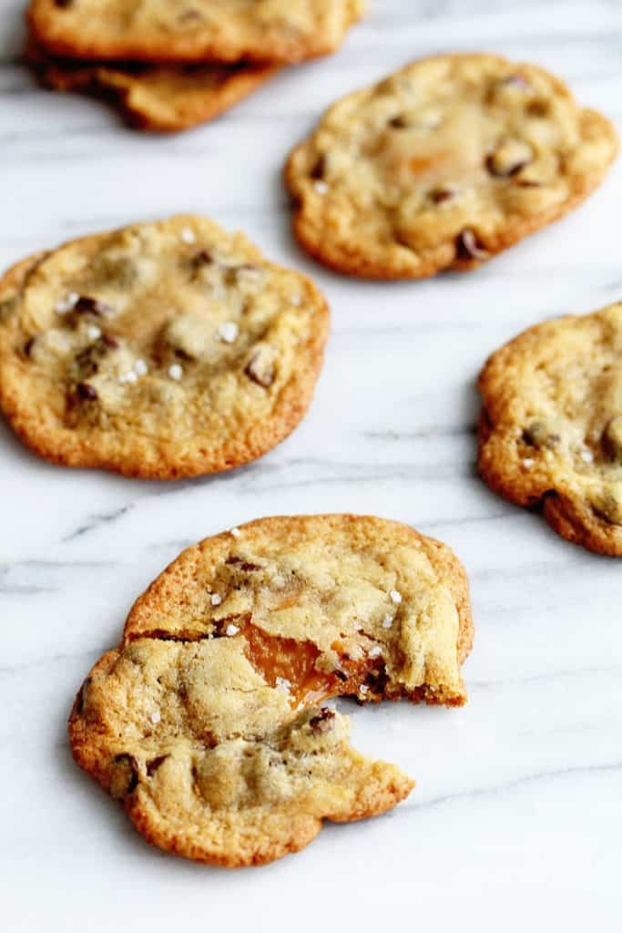 Caramel Chocolate Chip Cookies
 Salted Caramel Chocolate Chip Cookies Grandbaby Cakes