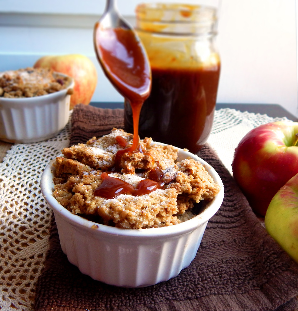 Caramel Sauce For Apples
 Apple Crumble with Salted Butter Caramel Sauce