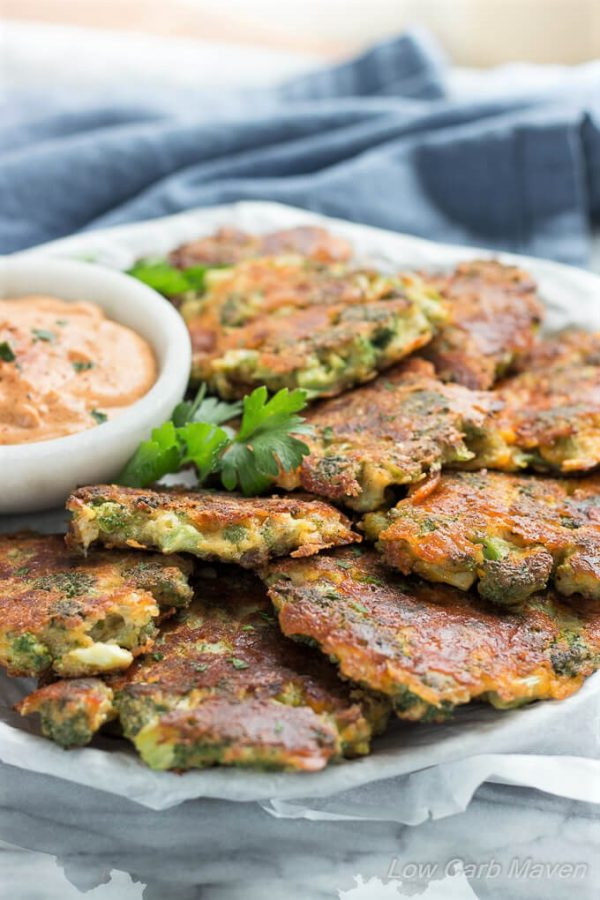 Carb Free Dinners
 Broccoli Fritters With Cheddar Cheese Easy Low Carb