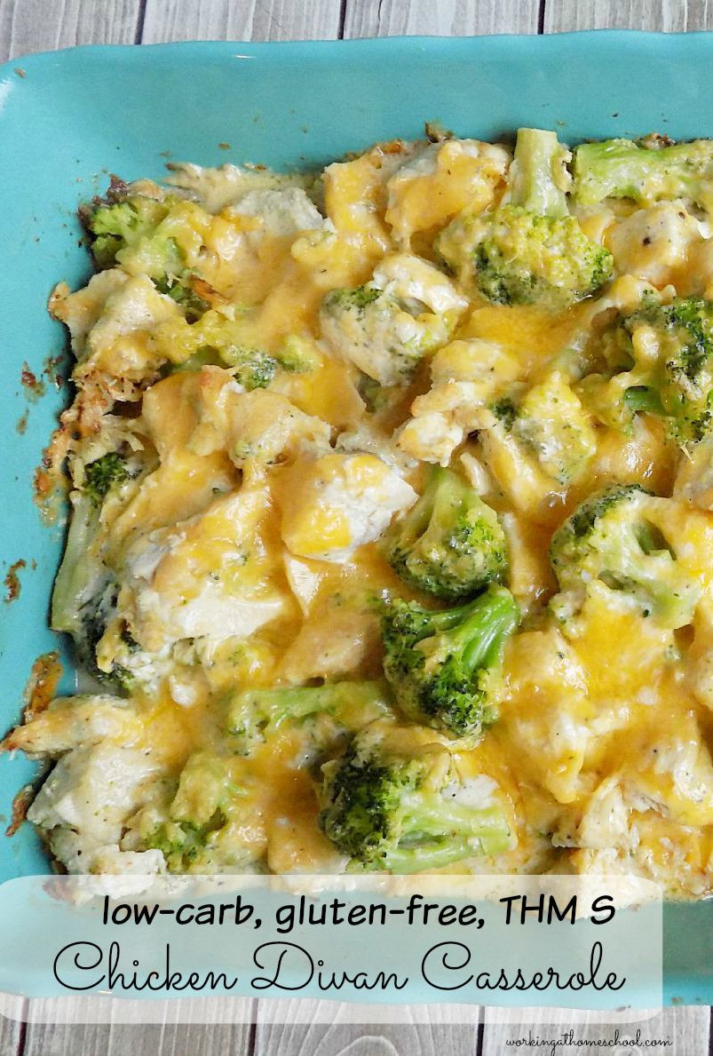 Carb Free Dinners
 Low Carb Chicken Divan Casserole