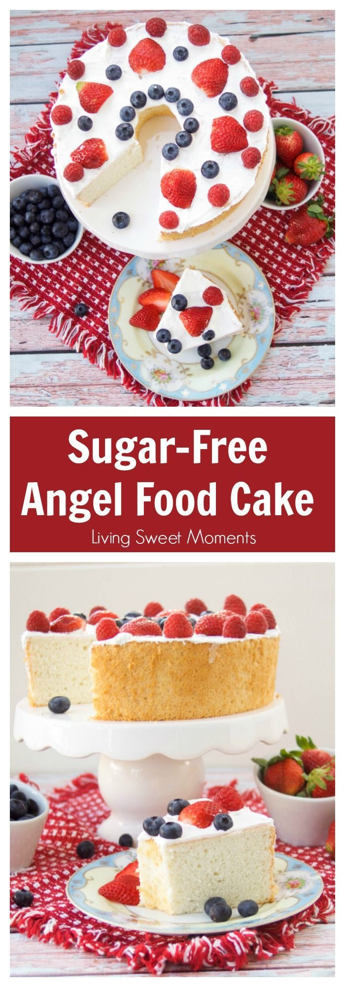 Carbs In Angel Food Cake
 Sugar Free Angel Food Cake Recipe