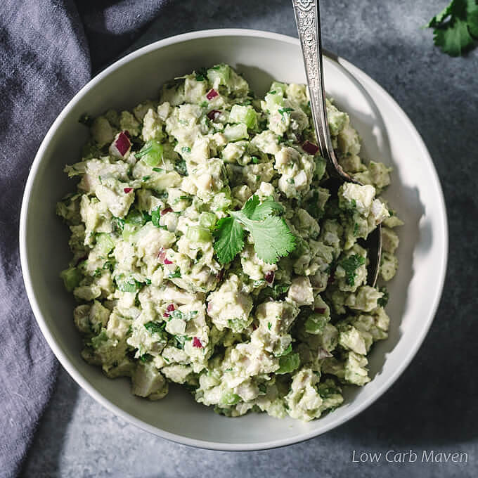 Carbs In Chicken Salad
 Avocado Chicken Salad Low Carb Keto