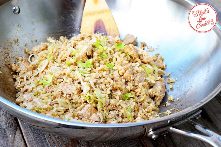 Carbs In Fried Rice
 Low Carb Chinese Chicken Fried Rice Recipe