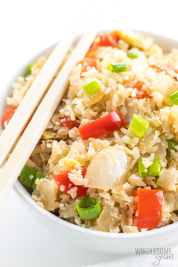 Carbs In Fried Rice
 Easy Paleo Cauliflower Fried Rice Recipe Low Carb
