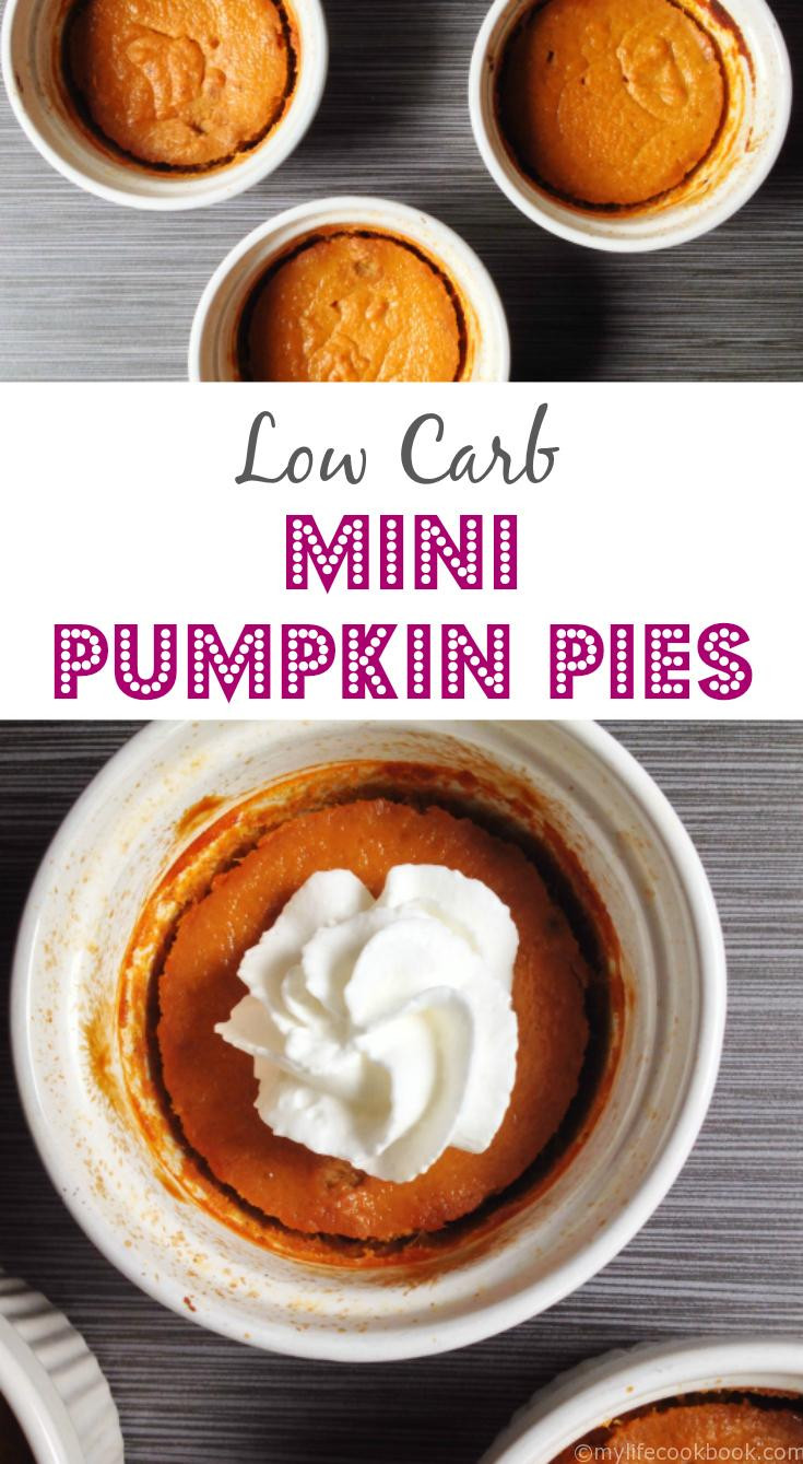 Carbs In Pumpkin Pie
 Mini Low Carb Pumpkin Pies