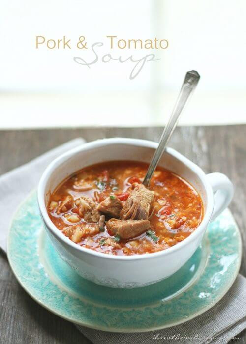 Carbs In Tomato Soup
 Pork and Tomato Low Carb Soup Recipe