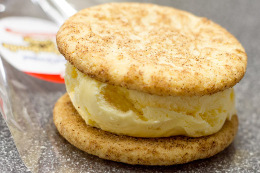 Carls Jr Dessert
 The New Snickerdoodle Ice Cream Cookie Sandwich from Carl