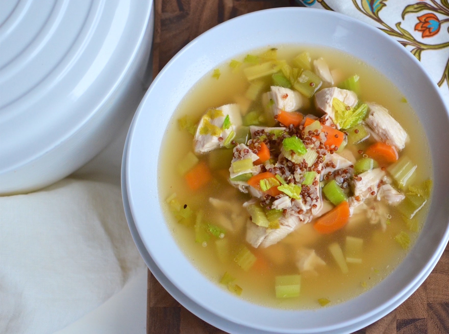 Carrabba'S Chicken Soup Recipe
 Lemony Chicken Quinoa Soup With Homemade Bone Broth