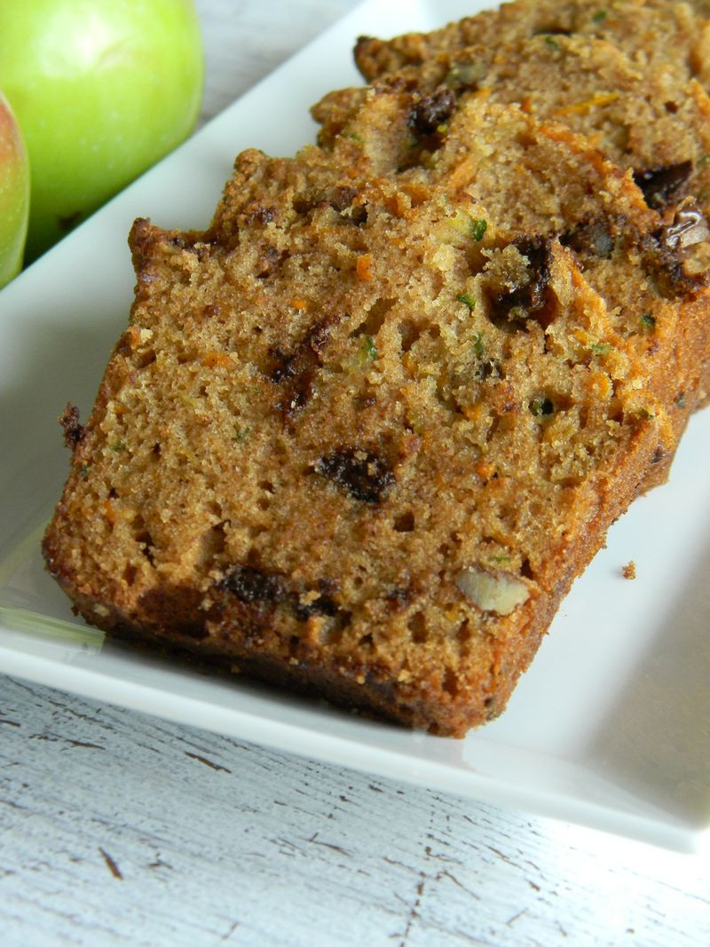 Carrot Apple Zucchini Bread
 The Baker s Daughter Zucchini carrot and apple bread