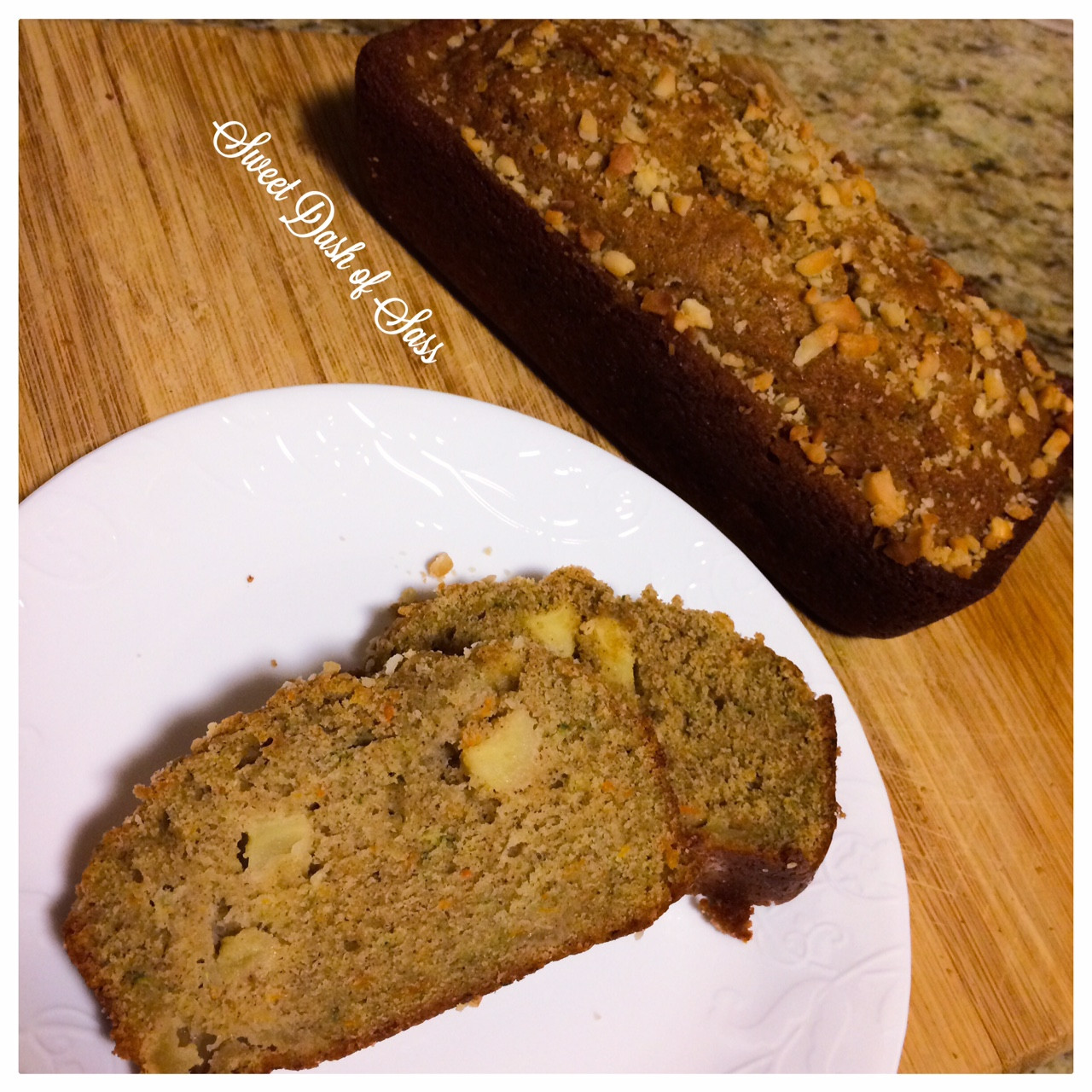 Carrot Apple Zucchini Bread
 Apple Carrot Zucchini Bread