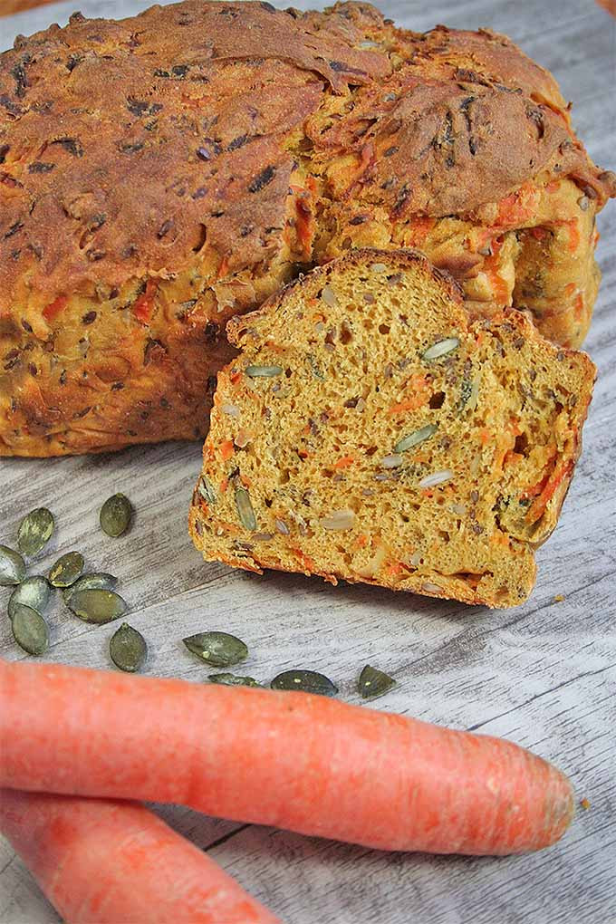 Carrot Bread Recipe
 Three Seed Multigrain Carrot Bread for Healthy Snacking