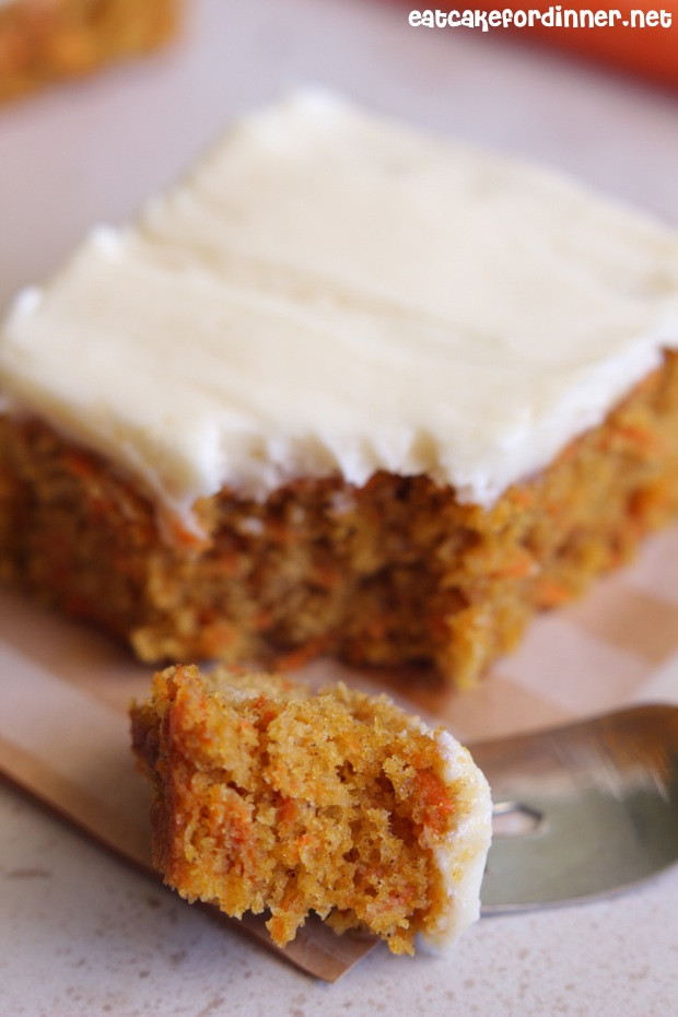 Carrot Cake Bars
 Eat Cake For Dinner Carrot Cake Bars with Cream Cheese