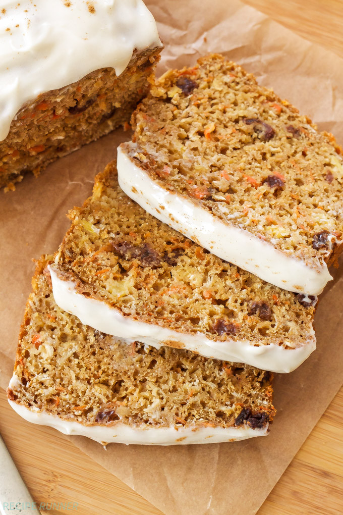 Carrot Cake Bread
 Oatmeal Carrot Cake Bread Recipe Runner