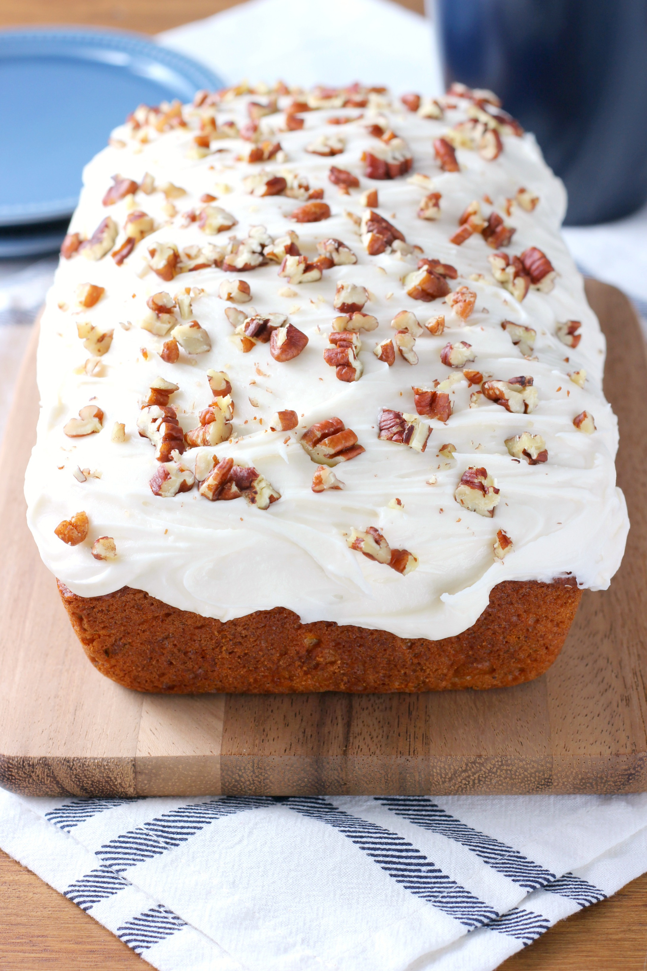 Carrot Cake Bread
 Zucchini Carrot Cake Bread with Cream Cheese Frosting