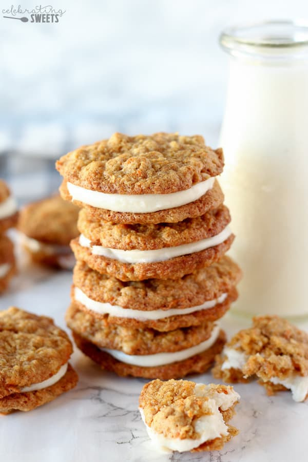 Carrot Cake Cookies
 Carrot Cake Cookies Chewy Cookies with Cream Cheese Frosting