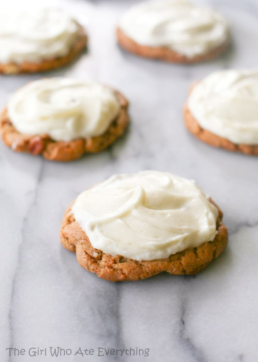 Carrot Cake Cookies
 Chewy Carrot Cake Cookies