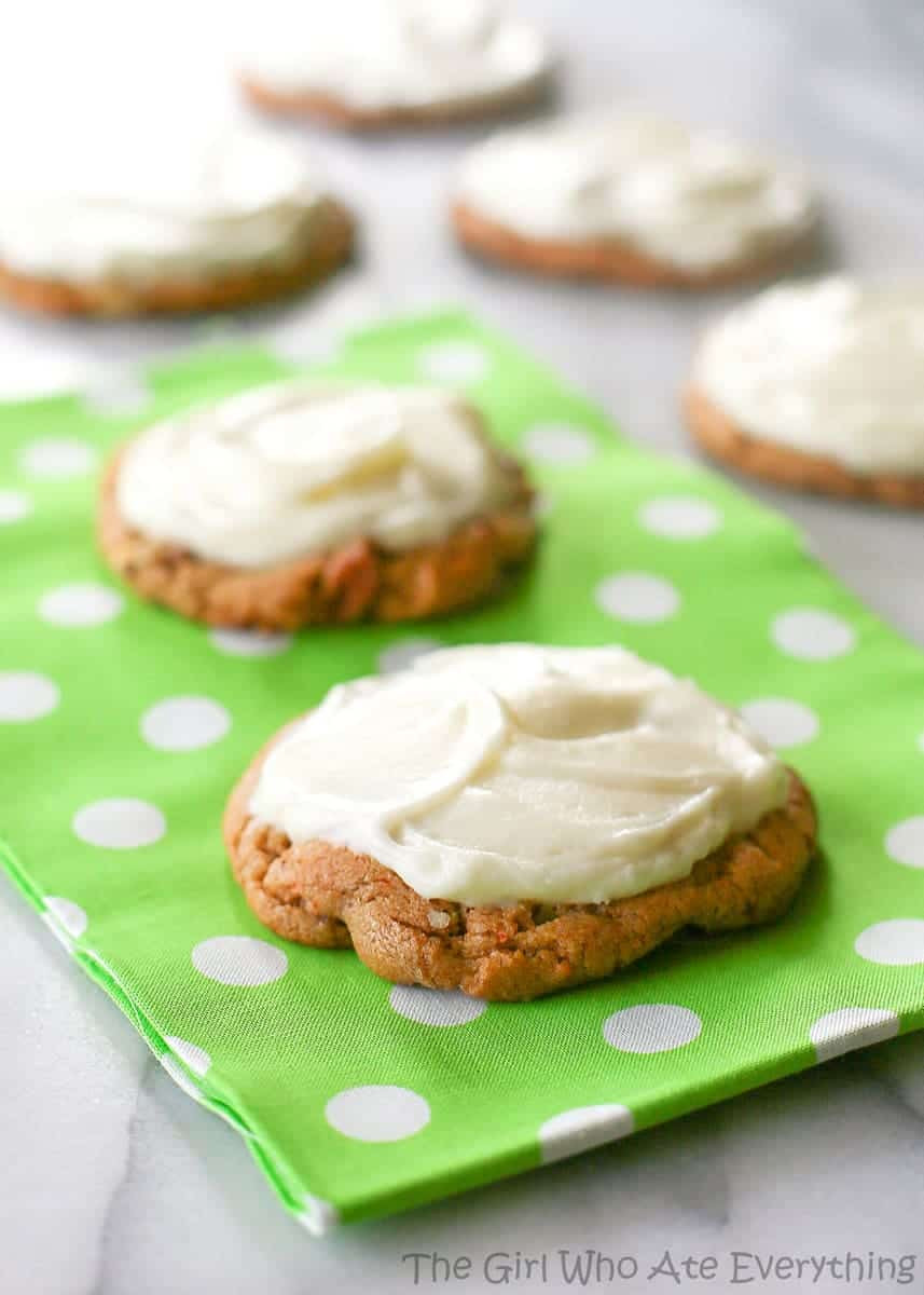 Carrot Cake Cookies
 Chewy Carrot Cake Cookies