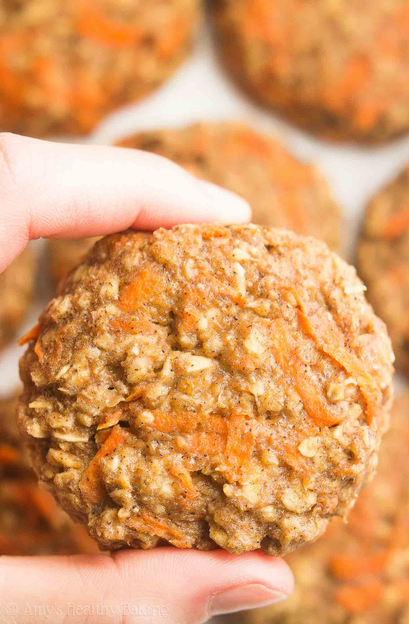 Carrot Cake Cookies
 Healthy Carrot Cake Oatmeal Breakfast Cookies