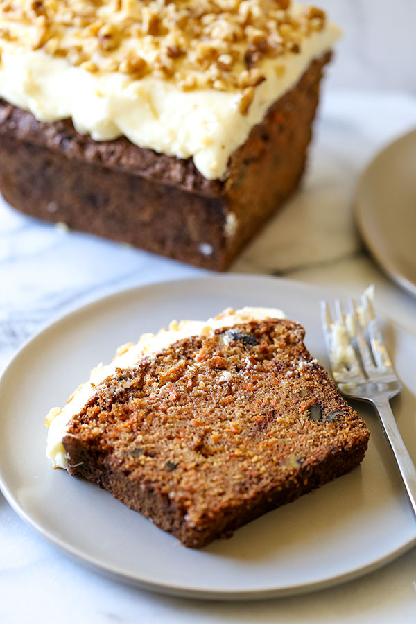 Carrot Cake Loaf
 carrot and walnut loaf cake