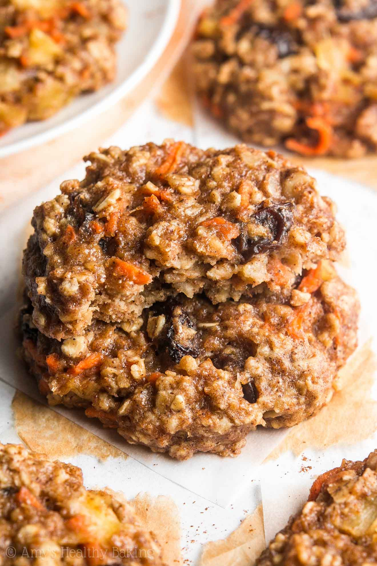 Carrot Cake Oatmeal
 Loaded Carrot Cake Oatmeal Cookies