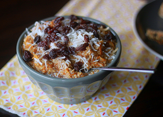 Carrot Cake Oatmeal
 Steel Cut Carrot Cake Oatmeal Kitchen Treaty