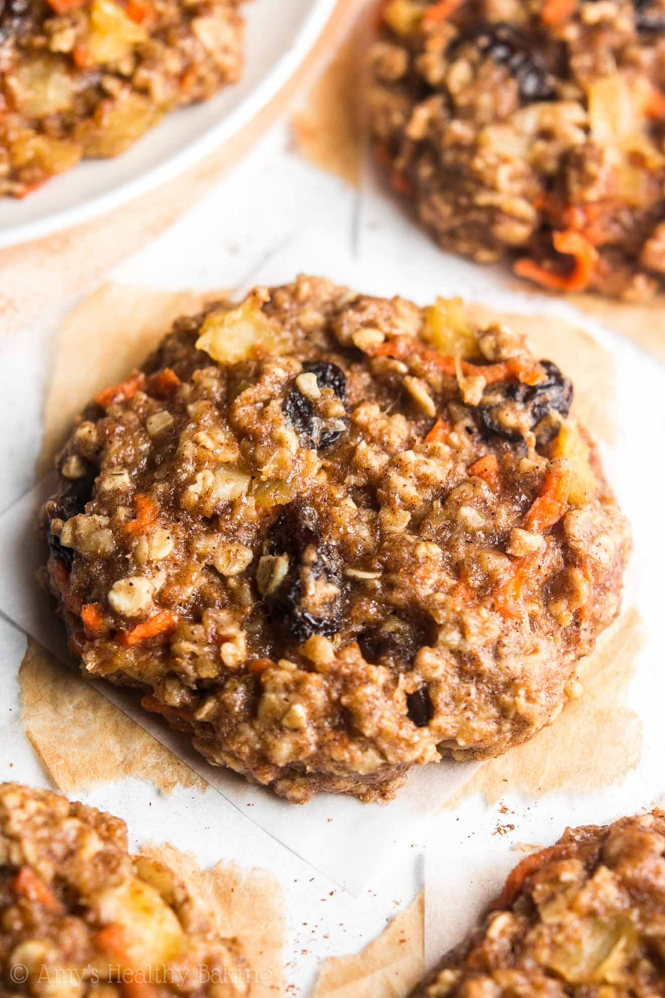 Carrot Cake Oatmeal
 Loaded Carrot Cake Oatmeal Cookies