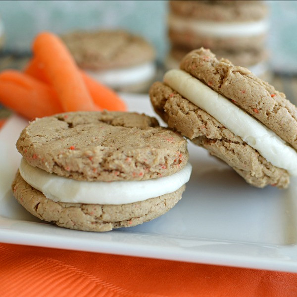 Carrot Cake Oreos
 Carrot Cookie Oreo’s