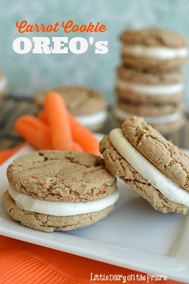 Carrot Cake Oreos
 Carrot Cookie Oreo s Little Dairy the Prairie