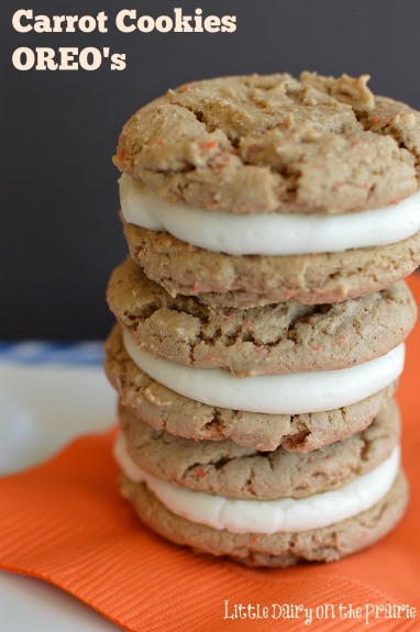 Carrot Cake Oreos
 Carrot Cookie Oreo s Little Dairy the Prairie