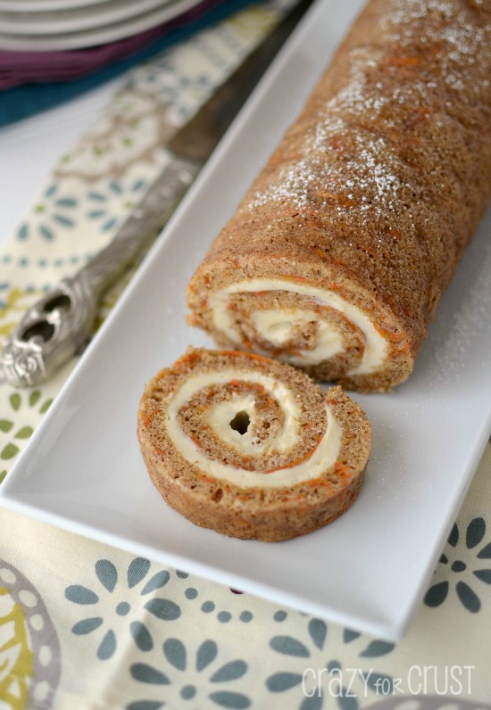 Carrot Cake Roll
 Carrot Cake Roll Crazy for Crust