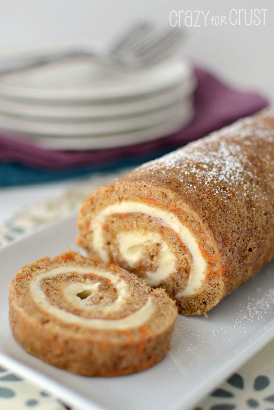 Carrot Cake Roll
 Carrot Cake Roll Crazy for Crust