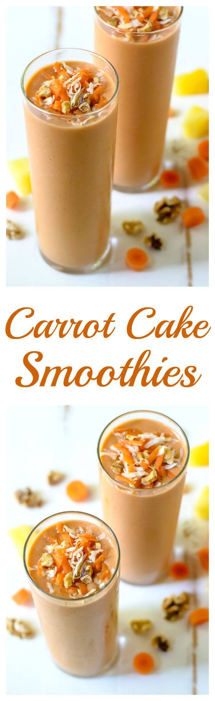 Carrot Cake Smoothie
 Carrot Cake Smoothie Healthy carrot smoothie that tastes
