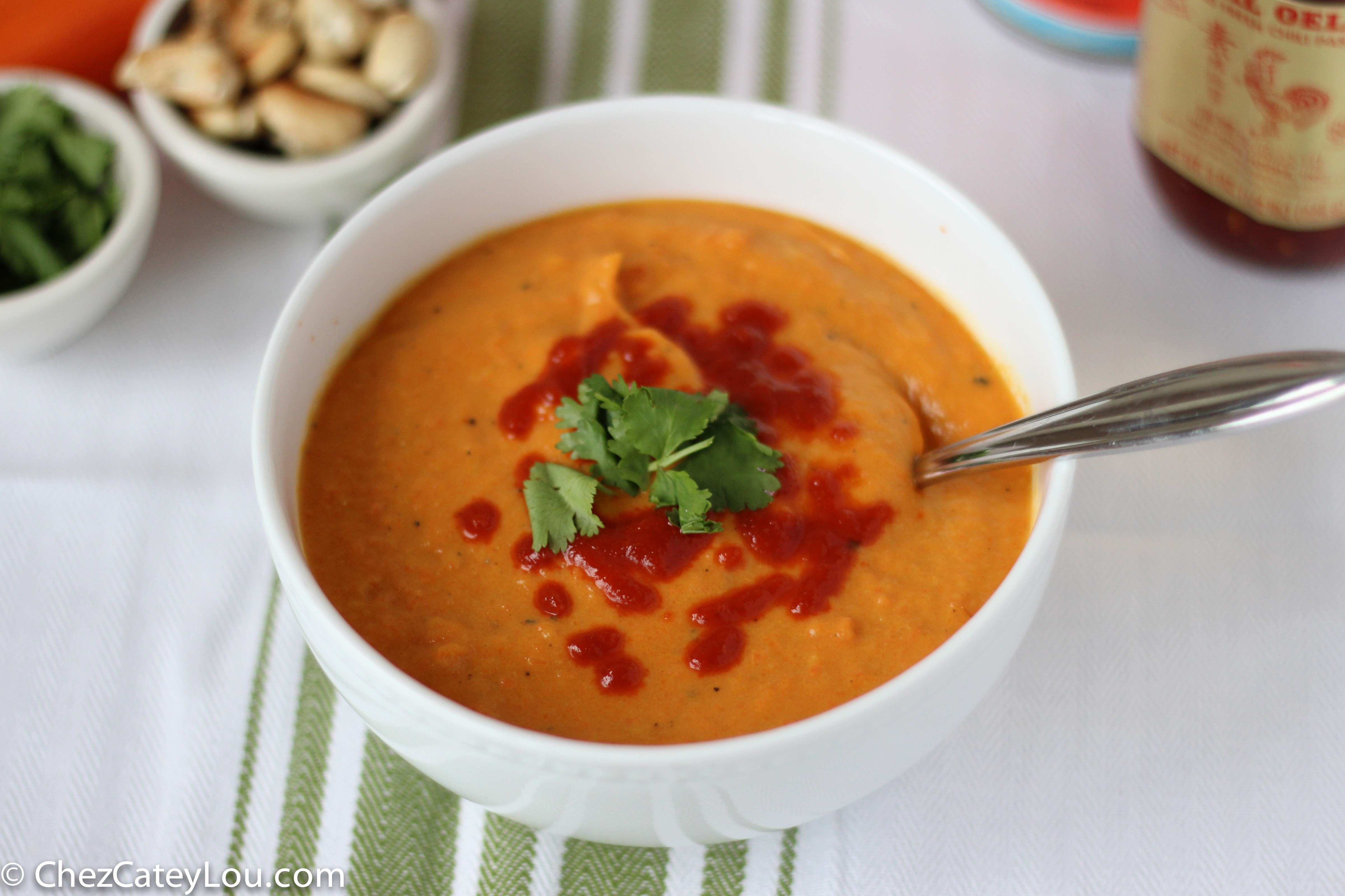 Carrot Coconut Soup
 Carrot Coconut Soup Chez CateyLou