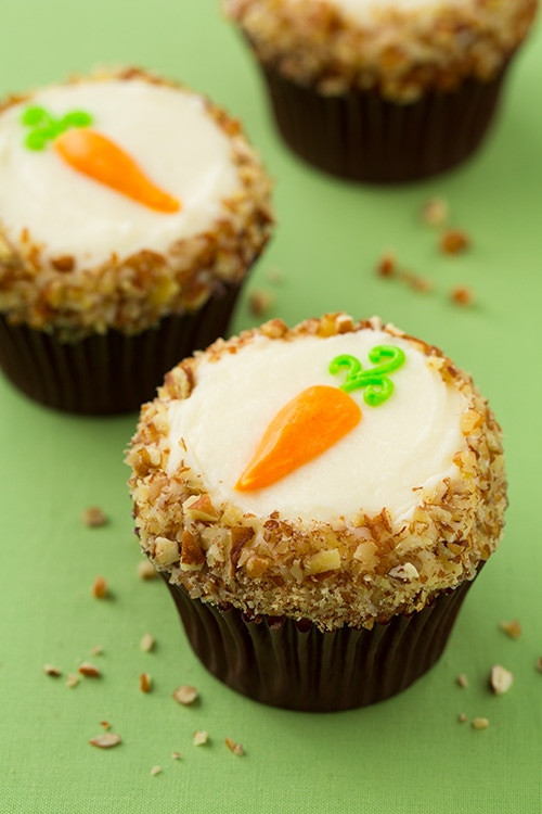 Carrot Cupcake Recipe
 Carrot Cake Cupcakes with Cream Cheese Frosting Cooking