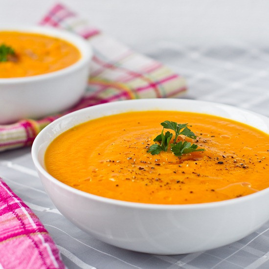 Carrot Ginger Soup Recipe
 Carrot Apple Ginger Soup — Oh She Glows