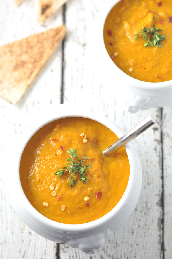 Carrot Ginger Soup Recipe
 Carrot Ginger & Sweet Potato Soup