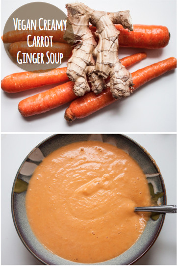 Carrot Ginger Soup Vegan
 recipe vegan friendly creamy carrot ginger soup