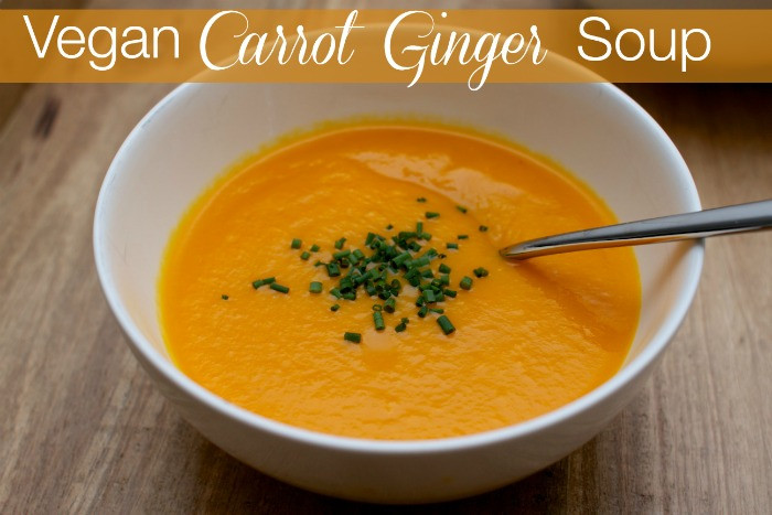 Carrot Ginger Soup Vegan
 Vegan Carrot Ginger Soup Recipe