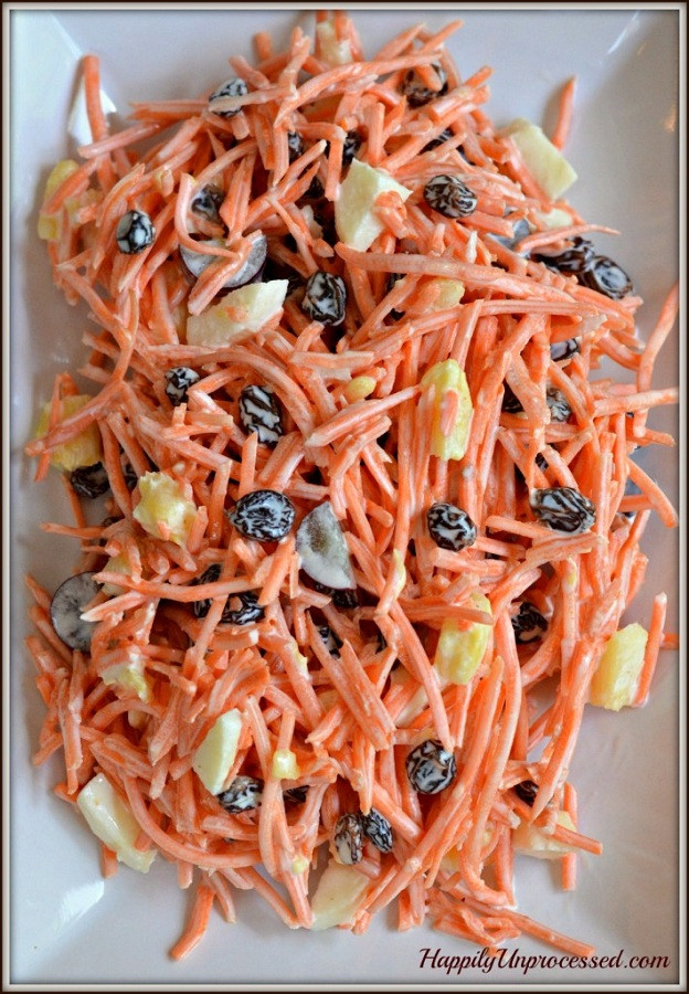 Carrot Raisin Salad
 Yummy Salad Ideas for Easter Festival Around the World