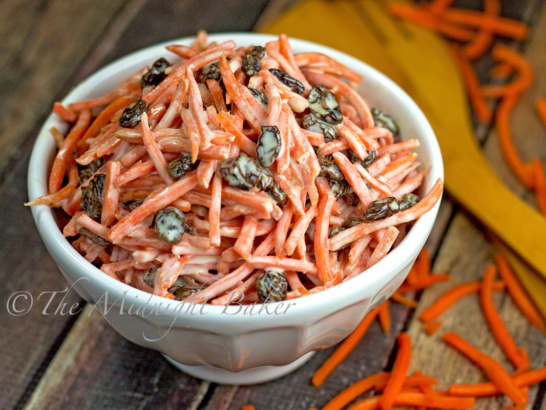 Carrot Raisin Salad
 Carrot and Raisin Salad The Midnight Baker